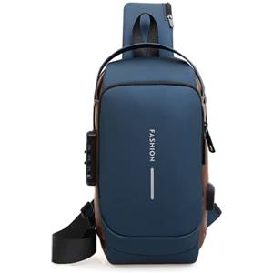 Gutriff Zaino a Monospalla in Oxford per Uomo e Donna, Borsa a Petto e Tracolla con Multitasche per Lavoro, Ciclismo, Moto, Sport e Viaggio