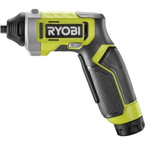 RYOBI Avvitatore RYOBI 4V USB Litio - 1 batteria 2,0Ah - confezione da 10 punte - mandrino remoto - ingranaggio angolare - RSD