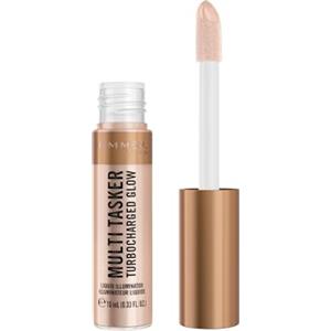 Rimmel London Multi Tasker Turbocharged Glow, 004 Chelsea Glow, Illuminante liquido per il viso, Perle riflettenti, Luminosità naturale, Vitamina C & E, Formula Vegana, 10 ml