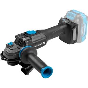 HÖGERT TECHNIK Smerigliatrice angolare a batteria 125 mm 18V brushless, troncatrice senza fili con regolazione velocità, flex per tagliare, levigare e sbavare metallo
