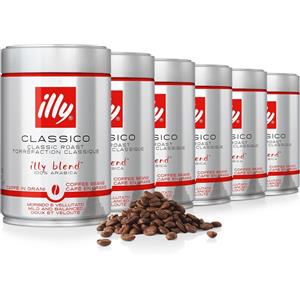 Illy Caffè in Grani Classico 250 g - 100% Arabica con note di fiori d'arancio e caramello