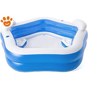 Bestway Piscina Family Pentagono Gonfiabile (206x213x69cm) Art. 54153