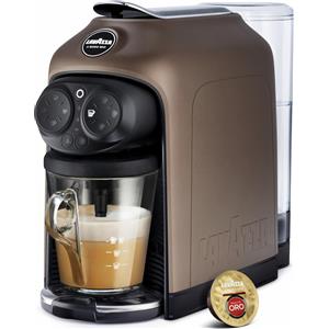 LAVAZZA Desea - Macchina Caffé Espresso Capsule Lavazza A Modo Mio con Cappuccinatore colore Marrone