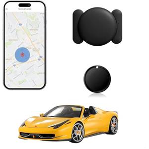 Gikuefy Localizzatore Gps Magnetico Per Auto,Localizzatore Gps 2026 Senza Abbonamento,Localizzatore Per Auto(Compatibile Con Ios E Android), Adatto Per Veicoli,Motociclette,Localizzatore Intelligente-Nero