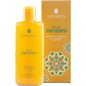 Nature's Fiori Di Zenzero Lattedoccia Rilassante 200ml - Latte Detergente Delicato con Zenzero Bio e Orchidea