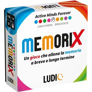 LUDIC Memorix - Gioco da Tavolo per Allenare la Memoria a Breve e Lungo Termine, Adatto a Tutta la Famiglia