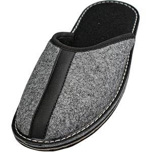 APREGGIO - Pantofole da uomo - Pantofole in feltro fatte a mano, comode pantofole per la casa, pantofole comode 40/50 EU, 46 EU