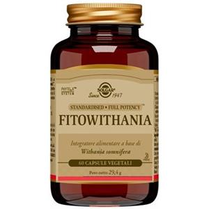 Solgar Fitowithania - Integratore Tonico Adattogeno 60 Capsule Vegetali