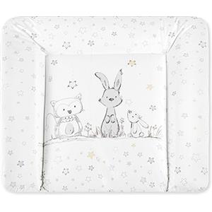 Julius Zöllner® Materassino fasciatoio Softy, 65 x 75 cm, morbido fasciatoio - pellicola impermeabile e lavabile - Made in Germany - Oeko-Tex Standard 100 - Amici delle stelle