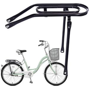 Generico Portapacchi Posteriore Per Bicicletta Da 20 Pollici - Portapacchi Per Carichi Pesanti Per Bagagli E Seggiolini Per Bambini | Montato Sul Reggisella Per Bici, Compatibile Con Borsa Laterale
