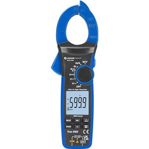 Jonard Tools ACM-1000 - Multimetro digitale 1000 V/1000 A, TRMS con morsetto da 45 mm, tester di voltaggio non contatto, misurazioni di voltaggio AC/DC, corrente, continuità, frequenza, capacità