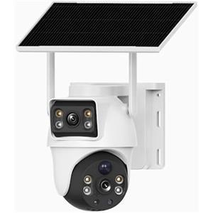 XIAOVV Telecamera di sorveglianza esterna con scheda SIM, fotocamera solare per esterni