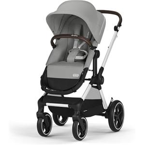 Cybex Eos Lux SLV B/Stone Grey-mid Grey PU1