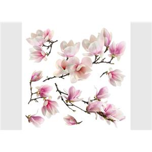 AG Design Adesivi Murali Ramo di Sakura Stickers da Pareti, Mobili, Carte da Parati, Rivestimenti Murali e Porte, Pellicola di AG Design | 30 x 30 cm | SSA 3880
