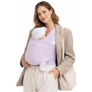 manduca Sling - Fasciatoio Neonato - Marsupio Elastico e per neonati dalla nascita fino a 15 kg - Puro cotone biologico - Monochrome Lavender