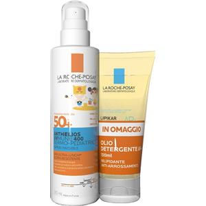 La Roche-Posay Anthelios Spray Uvmune Dermo-Pediatrics SPF 50 e Lipikar Olio Lavante 200ml 100ml - Protezione Solare Completa per Bambini
