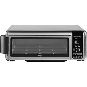 Ninja Foodi Forno Multifunzione 8 in 1, Fornetto Elettrico Portatile da Piano di Lavoro, 8 Funzioni, Friggere ad Aria Senza Olio, Arrostire, Grigliare, Argento/Nero, SP101EU