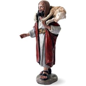 Triciclo Editores Pastore con Agnello | Figure misteriose |Figure del presepe |Serie 11 cm| Progettato da José Luis Mayo Decorazione natalizia |Nascita