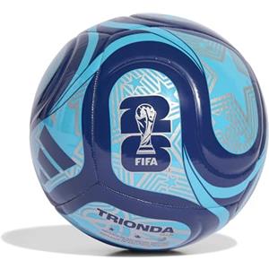 adidas World Cup 26 Trionda Club Ball - Pallone unisex per adulti, colore blu, 38 EU