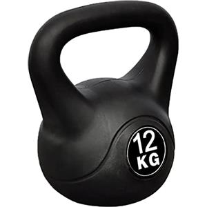 vidaXL Bilanciere Kettlebell Manubrio Pesi 12 Kg Attrezzo Allenamento Muscoli