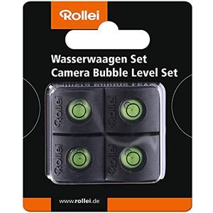 Rollei Livella Set Aufst Eckwa Sser Bilancia per l'Orientamento Corretto della Fotocamera, per il Flash Scarpe, 4 Pezzi