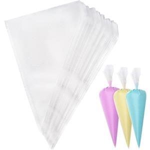Carehabi sac a Poche USA e Getta, 100 Pezzi Sacchetto per Pasticceria e Getta, per Decorare Torte di Biscotti, Sacchetti per Decorare Torte (20x30cm)