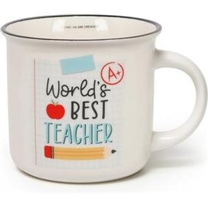 Legami - Tazza Cuppuccino in Porcellana New Bone China, Tazza da Colazione, Mug Caffè Thé Lavabile in Lavastoviglie, Idea Regalo per Professore Maestra, Diametro 10 cm, Capacità 350 ml, Tema Teacher