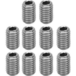 VGEBY Viti per Pinne per Tavole da Surf da 10 Pezzi, Sostituzione di Viti per Pinne M5 Portatili Antiruggine in Acciaio Inossidabile 304