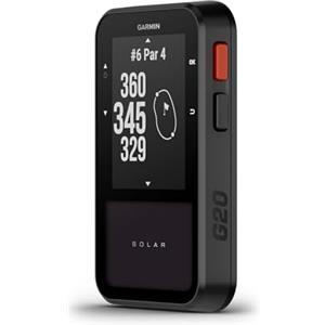Garmin Approach G20 Solar - GPS Portatile per Golf con Ricarica Solare e Mappe di 43.000 Campi