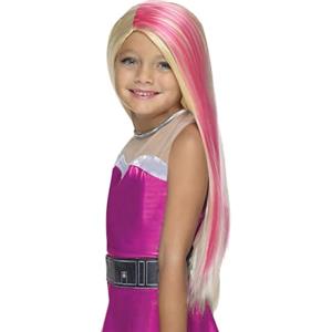 Rubie's Rubies - Parrucca Barbie Ufficiale Super Sparkle per Bambini, Taglia Unica, Principessa per Costume Halloween, Carnaval, Natale