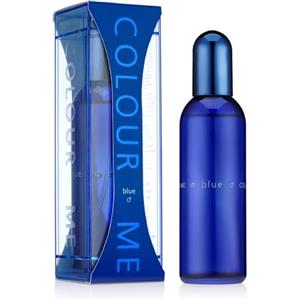 COLOUR ME Blue Profumo da uomo, Eau de Parfum 90 ml, fragranza di lusso - Dopobarba da uomo, persistente Fragranza di Milton-Lloyd, 90ml