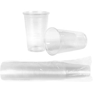 HEKU 50 bicchieri trasparenti usa e getta, 0,2 l, in polipropilene, ideali per feste ed eventi