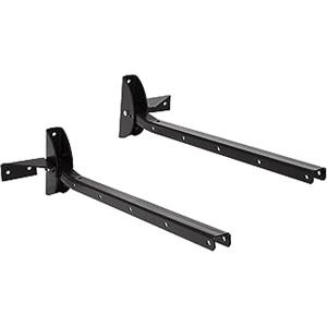 Sauvic Stendibiancheria da parete ribaltabile in acciaio galvanizzato di colore nero