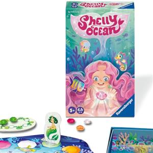 Ravensburger - Shelly Ocean: Gioco di Corsa e Collezione 5 Anni in su, Gioco di Famiglia per Bambini e Adulti, per 2-4 Giocatori, 23047