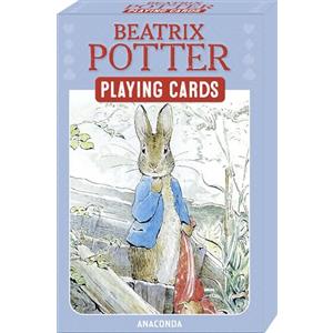 Anaconda Verlag Kartenspiel Beatrix Potter. 54 Spielkarten mit 53 Motiven von Peter Hase und seinen Freunden: für Poker, Skat, Mau-Mau und Viele Andere Kartenspiele