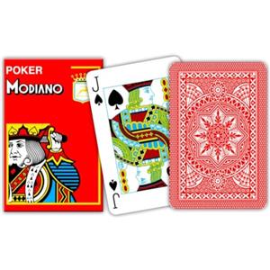 Modiano Bridge 2 Jumbo Index Rosso