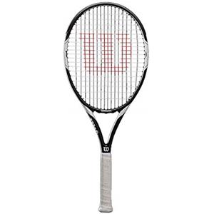 Wilson Federer Team 105, Racchetta da Tennis per Giocatori Principianti e Amatoriali Unisex Adulto, Bianco/Nero, L3