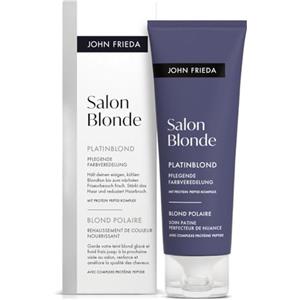 John Frieda Salon Blonde - Biondo platino - Finitura del colore - Mantiene il biondo freddo e fresco fino alla prossima visita del parrucchiere - Contenuto: 120 ml - Formulato senza ammoniaca o