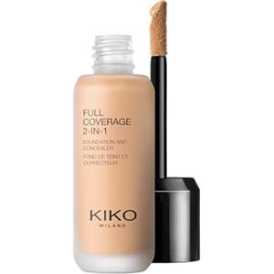 KIKO Milano Full Coverage 2-in-1 Foundation & Concealer 05 - WR 50, Fondotinta E Correttore 2 In 1, Elevata Coprenza