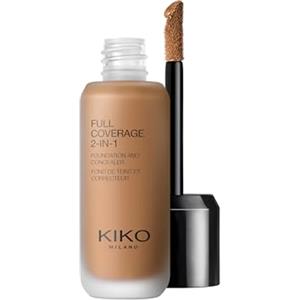 KIKO Milano Full Coverage 2-In-1 Foundation & Concealer N120, Fondotinta E Correttore 2 In 1, Elevata Coprenza
