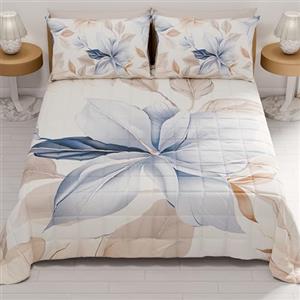 PETTI Artigiani Italiani - Copriletto Singolo Estivo 170x260cm 100 g/m² Double Face, Trapuntino Letto Singolo Primaverile, Trapunta Leggera, Floreale 164, 100% Made in Italy