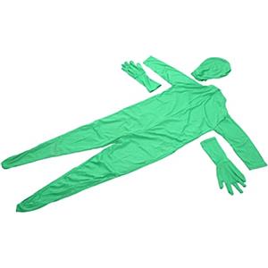 DOACT Green Screen Body Full Body Split Design per Fotografia Film Video, Pratico Utilizzo di Seta di Latte, Buona Durata Lavabile, Comodo da Indossare Tipo Diviso, Design Intelligenti