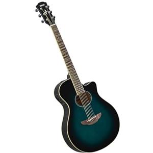 YAMAHA APX600 Chitarra Elettroacustica - Corpo Sottile, Scala 25", Pickup System65, EQ a 3 Bande, Accordatore Integrato, Buca Ovale - Oriental Blue Burst