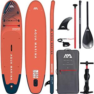Aqua Marina BREEZE - Tavola gonfiabile per stand up paddle (iSUP), lunghezza 300 cm, verde