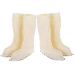 Didiseaon 2 paia di suole interne per barca spesse traspiranti per uomo e donna robusta imbottitura isolante per stivali di gomma versatile e durevole fodera interna per pioggia