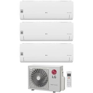 LG LIBERO SMART Climatizzatore a parete trial split inverter Wi-Fi bianco - unità esterna R32 5.3 kW unità interne 9000+9000+9000 BTU