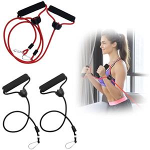 ZHYUAN 4 pezzi Fasce elastiche di resistenza,fasce di resistenza per allenamento, fitness, corde elastiche, elastiche, fasce di espansione, fasce per esercizi di fitness, allenamento della forza, costruzione