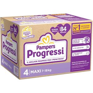 Fater PANNOLINI PAMPERS QUADRIPACK TAGLIA 4 MAXI 84 PZ
