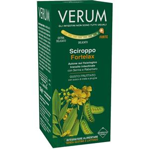 Euritalia Pharma Verum Fortelax Sciroppo 126g - Integratore per la Regolarità Intestinale con Senna e Rabarbaro