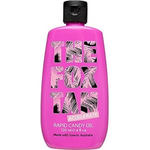 The Fox Tan - Rapid Candy Oil - Attivatore di Abbronzatura senza Autoabbronzanti per il corpo, Olio Abbronzante con Olio di Cocco, Mandorle e Jojoba, Vegan, 120 ml